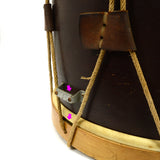 Vintage WWII LUDWIG (WFL) ROPE SNARE DRUM Military Parade 15" DIA. HEAD X 14.5"T