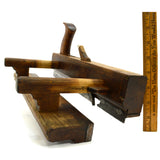 Antique "JOHN BELL PHILAD" Complex WOODEN COMBINATION MOLDING PLANE Unusual RARE