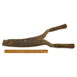 Antique CUTTING/CHOPPING TOOL Broom Clipper TOBACCO CUTTER Flower Trimmer SHEARS