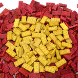 Vintage HALSAM WOOD AMERICAN BRICKS Lot of 745 Pieces WOODEN BLOCKS Nearly 8 lbs