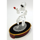 2001 SWAROVSKI CRYSTAL FIGURINE + Stand "MASQUERADE HARLEQUIN" #254044 in Box!!