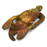 Antique EAGLE DOOR KNOCKER 8" Solid BRASS KNOCK Salvaged ARCHITECTURAL HARDWARE