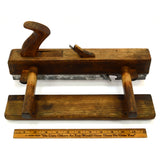 Antique "JOHN BELL PHILAD" Complex WOODEN COMBINATION MOLDING PLANE Unusual RARE
