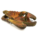 Antique EAGLE DOOR KNOCKER 8" Solid BRASS KNOCK Salvaged ARCHITECTURAL HARDWARE