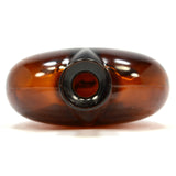 Vintage GLASS WINE BOTTLE Heart-Shaped PAUL MASSON RARE CREAM SHERRY Amber CUVEE