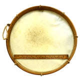 Vintage WWII LUDWIG (WFL) ROPE SNARE DRUM Military Parade 15" DIA. HEAD X 14.5"T