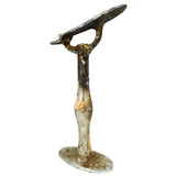 Antique COBBLERS STAND Shoe Shine 14" Tall FOOT REST Primitive SHOEMAKER'S TOOL