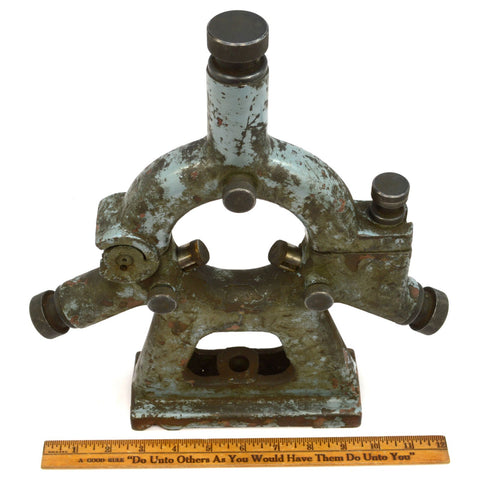 Vintage UNBRANDED STEADY REST 13.5" Heavy Duty METAL LATHE 3.5" Capacity 7-1/8CL