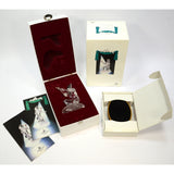 2001 SWAROVSKI CRYSTAL FIGURINE + Stand "MASQUERADE HARLEQUIN" #254044 in Box!!