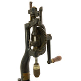 Antique NORTH BROS. DRILL PRESS "YANKEE" NO. 1003 Hand-Crank BENCH/TABLE MOUNTED