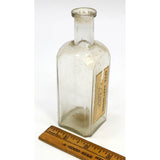 Antique MEDICINE BOTTLE "HARTSHORN" by PHARMACIST J.J. KARCH Lebanon, PA. Rare!!