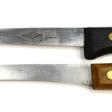 Vintage KITCHEN-CHEF-BUTCHER KNIFE Lot of 5 Knives FORSCHNER Unmarked & INTEDGE