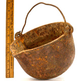Antique SMELTING POT Signed "HOOD TOOLS, PHILA. PA, G17" Lead Melting BLACKSMITH