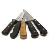 Vintage KITCHEN-CHEF-BUTCHER KNIFE Lot of 5 Knives FORSCHNER Unmarked & INTEDGE
