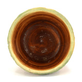 Antique WELLER POTTERY 4-5/8" FOREST JARDINIERE Hand-Signed "XII" 3D FLOWER POT