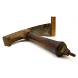 Antique COOPERS BOWL ADZE Hand/Elbow Adz by "W. BUTCHER" of Sheffield MARKED "2"