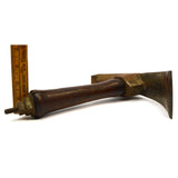 Antique COOPERS BOWL ADZE Hand/Elbow Adz by "W. BUTCHER" of Sheffield MARKED "2"