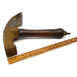 Antique COOPERS BOWL ADZE Hand/Elbow Adz by "W. BUTCHER" of Sheffield MARKED "2"