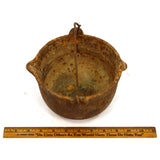 Antique SMELTING POT Signed "HOOD TOOLS, PHILA. PA, G17" Lead Melting BLACKSMITH