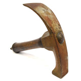 Antique COOPERS BOWL ADZE Hand/Elbow Adz by "W. BUTCHER" of Sheffield MARKED "2"