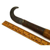 Antique PRUNING HOOK BLADE by "CRONK & CARRIER MFG. CO" of Elmira, NY Rare Tool!