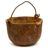 Antique SMELTING POT Signed "HOOD TOOLS, PHILA. PA, G17" Lead Melting BLACKSMITH