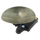 Antique ENTERPRISE JACOB BROS. COUNTER SCALE Cast Iron PLATFORM & PAN w/ WEIGHTS