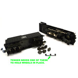 Vintage LIONEL O-Gauge ROCK ISLAND 4-8-4 LOCO #5100 + 6-18001 TENDER **ISSUES**