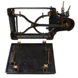 Antique ENTERPRISE JACOB BROS. COUNTER SCALE Cast Iron PLATFORM & PAN w/ WEIGHTS