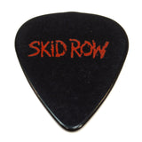 Original SKID ROW "THE SNAKE" TOUR GUITAR PICK Dark Red on Black c.1990's SCARCE