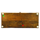 Vintage "UNION MADE" WOODEN CRATE Steel Corner Brackets WOOD TOOL BOX Tote CHEST