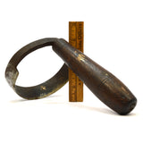 Antique SCORP ADZE Unbranded INSHAVE DRAW KNIFE Circle/Curved/Round 1-HAND ADZ