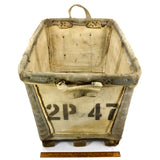 Vintage INDUSTRIAL CANVAS TOTE Tools/Parts Bin AMERICAN HARDWARE SUPPLY CO Rare!