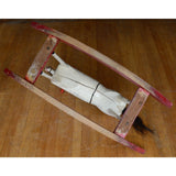 Antique LARGE WOODEN ROCKING HORSE Kid/Child Size 41x15x28 HOMEMADE Hand-Carved