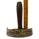 Antique SCORP ADZE Unbranded INSHAVE DRAW KNIFE Circle/Curved/Round 1-HAND ADZ