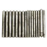 Vintage JEWELER'S STAKING SET Stake/Punch Lot of 17 pcs in WOOD STAND Unbranded