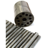 Vintage JEWELER'S STAKING SET Stake/Punch Lot of 17 pcs in WOOD STAND Unbranded