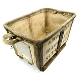 Vintage INDUSTRIAL CANVAS TOTE Tools/Parts Bin AMERICAN HARDWARE SUPPLY CO Rare!