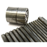 Vintage JEWELER'S STAKING SET Stake/Punch Lot of 17 pcs in WOOD STAND Unbranded