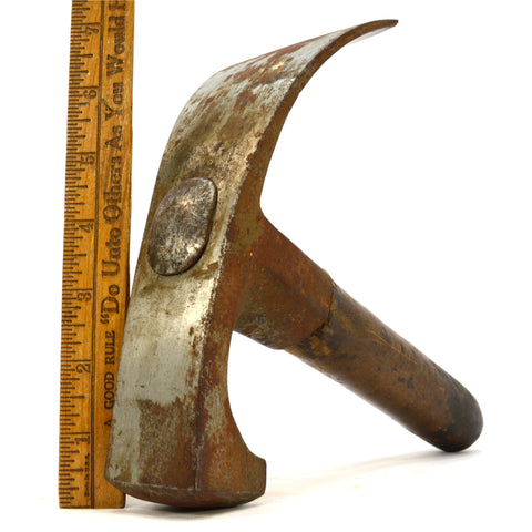 Antique COOPERS BOWL ADZE Hand/Elbow Adz by "HAWKINS" 135 LEWIS ST., NEVADA Rare