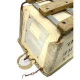 Vintage INDUSTRIAL CANVAS TOTE Tools/Parts Bin AMERICAN HARDWARE SUPPLY CO Rare!