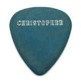 Original BLIND MELON TOUR GUITAR PICK White on Teal-Blue "CHRISTOPHER" c.1990's