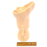 Antique WELLER POTTERY LIDO VASE 7.5" Pale Pink ART NOUVEAU Double Handled c1920