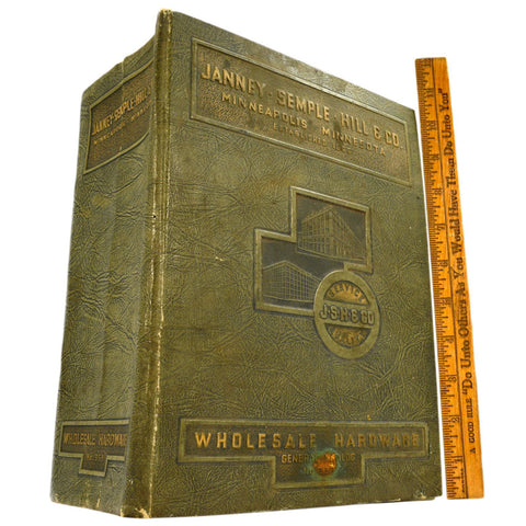 Vintage JANNEY-SEMPLE-HILL CO Wholesale Hardware GENERAL CATALOG #356 c1932 Book