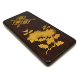 Vintage SUZURIBAKO JAPANESE WRITING BOX Original Contents GOLD on LACQUERED WOOD