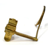 Vintage BAUSCH & LOMB CLIP-ON LOUPE Gold Filled or Brass? 33X MAGNIFYING GLASS