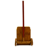 Vintage HOMEMADE KID-SIZE HAND-TRUCK TOY *Broken Handle* SACK-BARROW Wood Tool