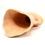 Antique WELLER POTTERY LIDO VASE 7.5" Pale Pink ART NOUVEAU Double Handled c1920