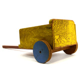 Vintage HOMEMADE KID-SIZE HAND-TRUCK TOY *Broken Handle* SACK-BARROW Wood Tool