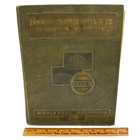 Vintage JANNEY-SEMPLE-HILL CO Wholesale Hardware GENERAL CATALOG #356 c1932 Book